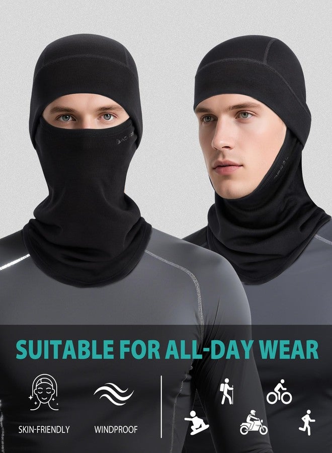 AOPREL Balaclava Ski Mask for Men & Women, Modal Wool Blend Soft Windproof Face Mask Thermal Winter Full Face Cover for Cold Weather - Image 5